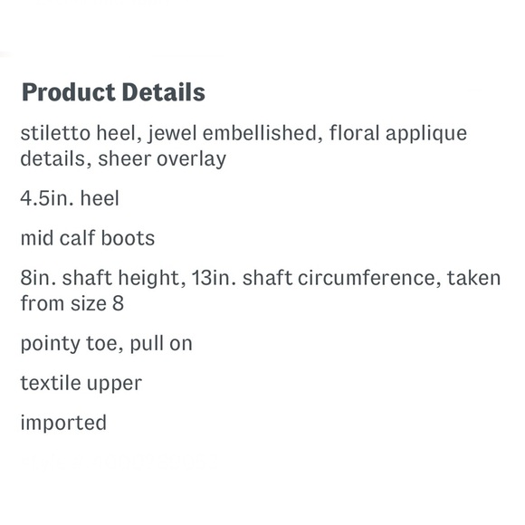 Azalea Wang Acacia Pointy Toe Floral Booties Pink Women’s Size 8 - Picture 13 of 13